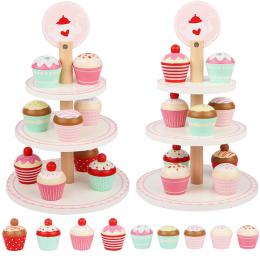Døevìný stojan na dort s cupcakes - zvìtšit obrázek